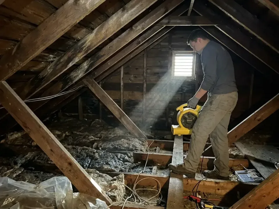 attic-water-damage-drying-proc-007 — frequently asked questions, Emergency Water Extraction & 24/7 Flood Response in Green B…